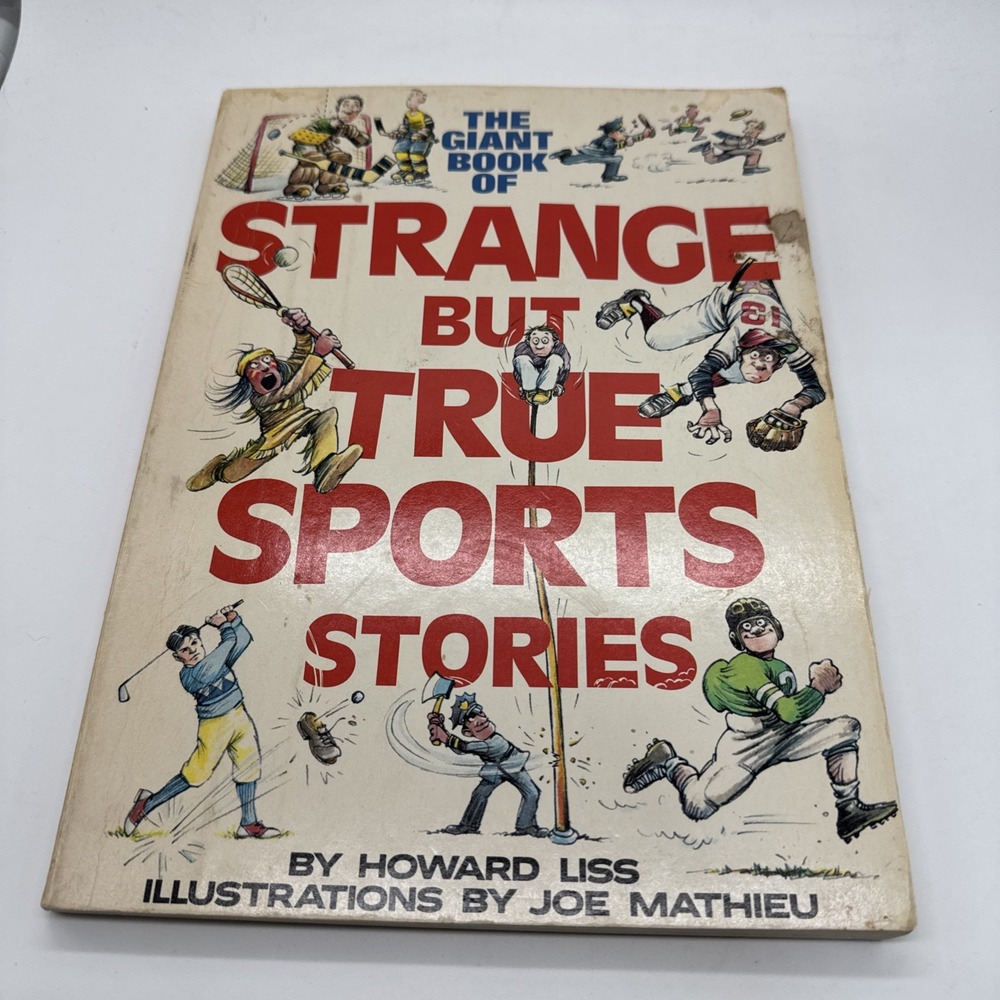 Vintage 1976 The Giant Book of Strange But True Sports Stories